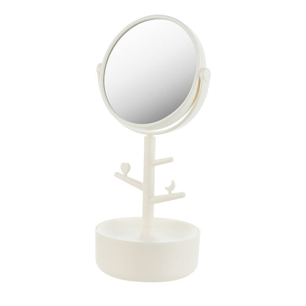 Desktop Mirror With Storage