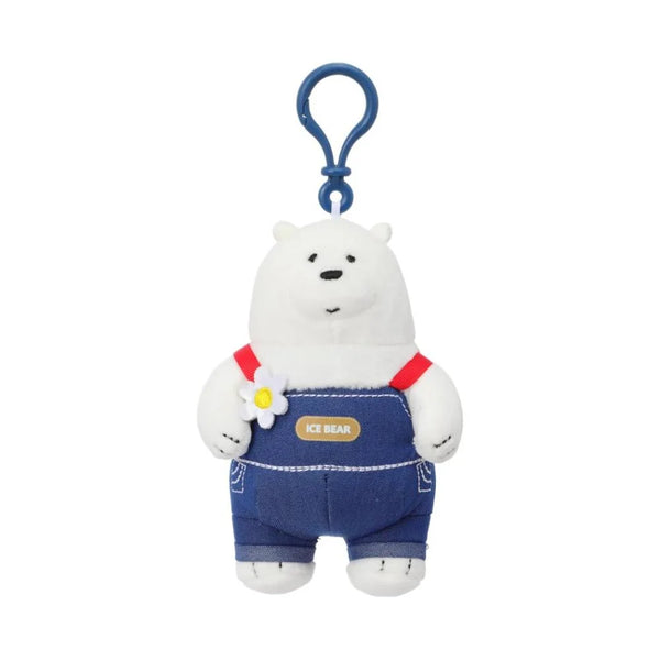 We Bare Bears Camping Day Collection Figure Plush Pendant(Ice Bear)