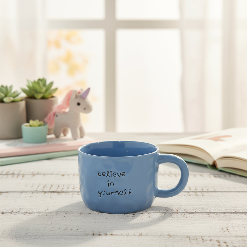 Ceramic Mug with Handle 250mL(Blue) Ceramic Mug with Handle 250mL(Blue)