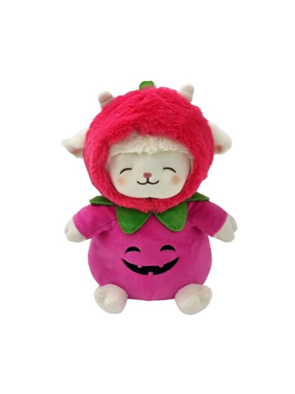 Mini Family Halloween Series 10in. Lamb Baa Plush Toy(Rose Pumpkin)