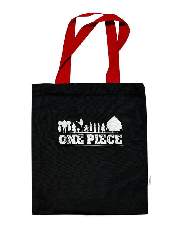 One Piece Classic Collection Flat Shopping Bag(Black)