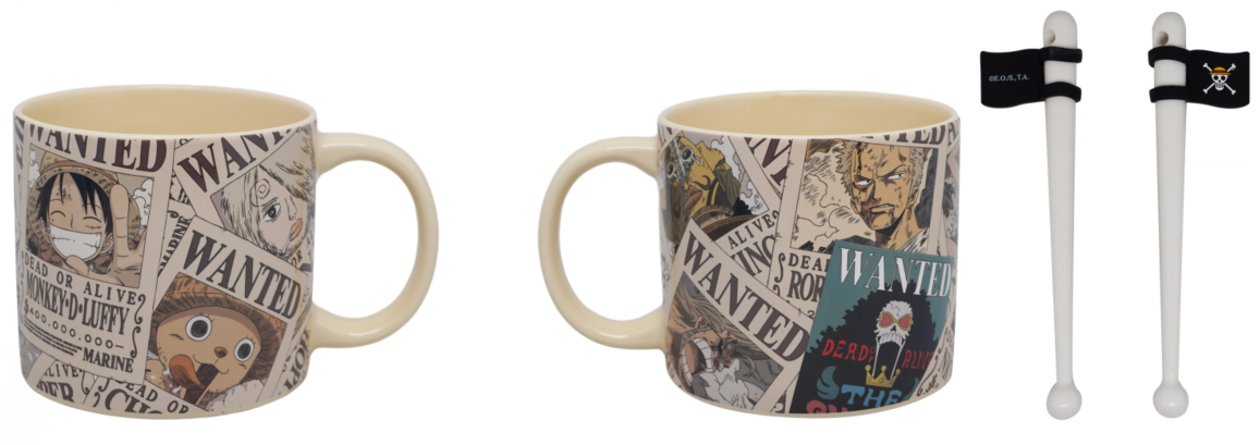 One Piece Collection Ceramic Cup with Stir Rod (500mL) One Piece Collection Ceramic Cup with Stir Rod (500mL)