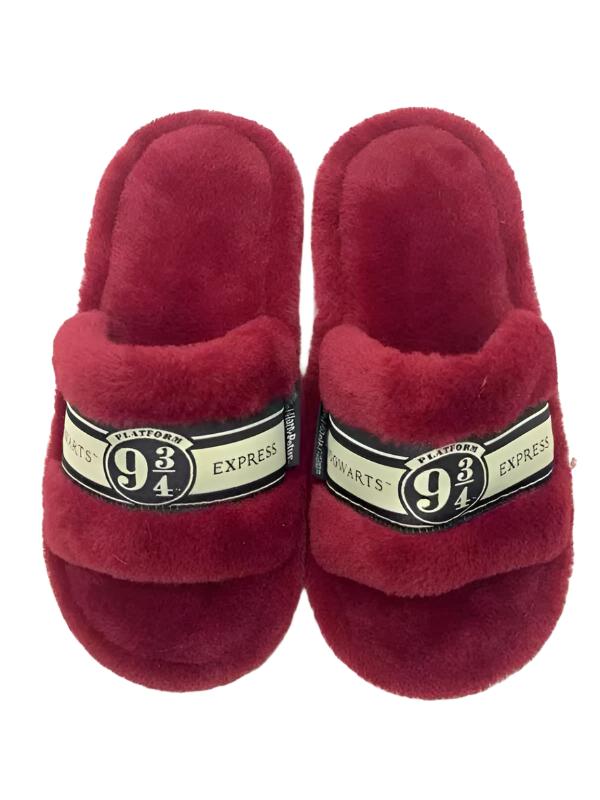 Harry Potter Women's Plush Slippers(Red,37-38)