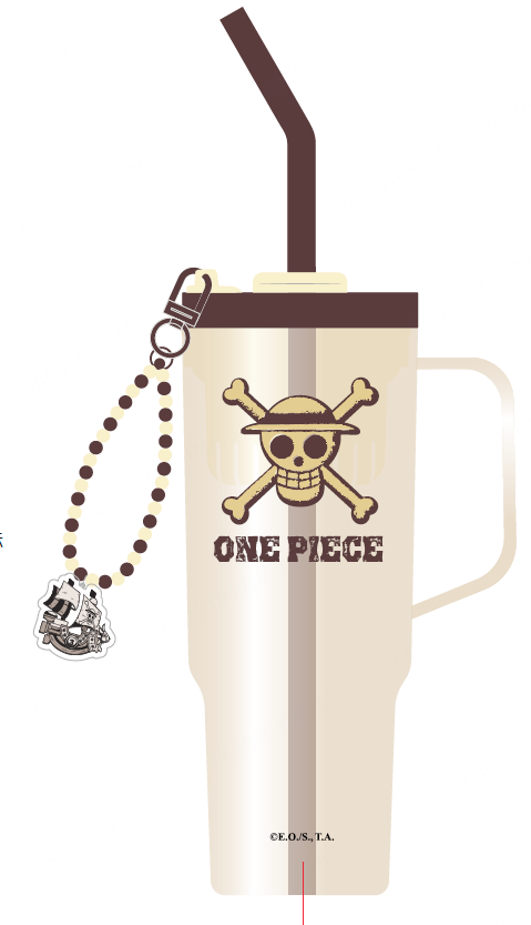 One Piece Collection Straw Plastic Bottle 1250mL One Piece Collection Straw Plastic Bottle 1250mL