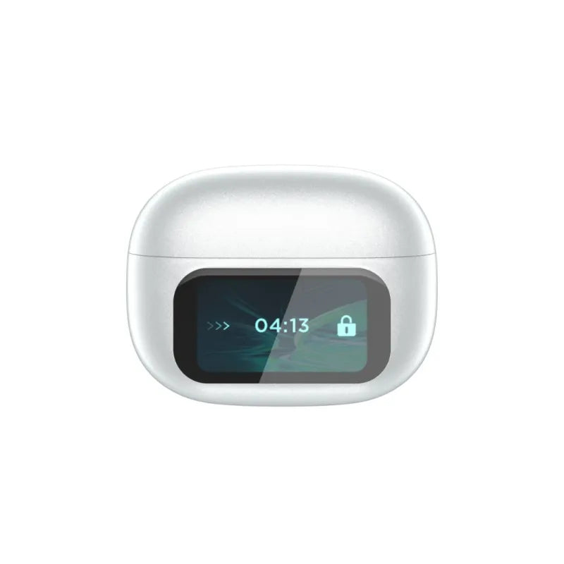 Mini Ultra Series Smart Color Screen Touch-Controlled TWS Wireless Ear-Clip Earphones Model: K66 Ultra (White) Mini Ultra Series Smart Color Screen Touch-Controlled TWS Wireless Ear-Clip Earphones Model: K66 Ultra (White)