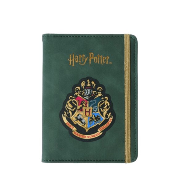 Harry Potter Collection Passport Holder with Elastic Band(Green)