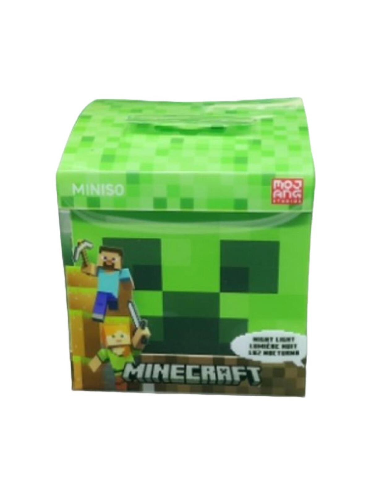 Minecraft Square Night Light (Green) Minecraft Square Night Light (Green)