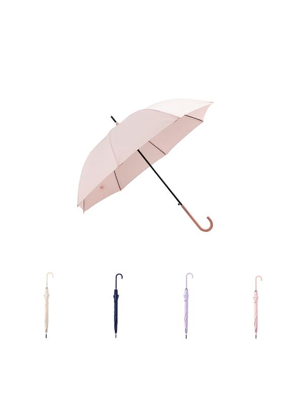Solid Color Series Long Handle Umbrella (Pink) Solid Color Series Long Handle Umbrella (Pink)