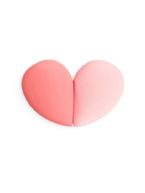 Peach Pink Series Slanted Makeup Sponges (2 pcs)