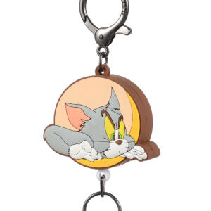 Tom&Jerry I Love Cheese Collection Roll up Banner Key Chain(Tom)