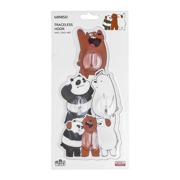 We Bare Bears- Traceless Hook (4 Pack)