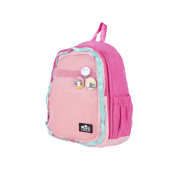 We Bare Bears Seaside Music Festival Backpack(Pink)