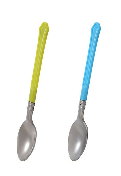 Colored Disposable Tableware Spoon Set (6pcs)