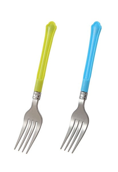 Colored Disposable Tableware Fork Set (6pcs)