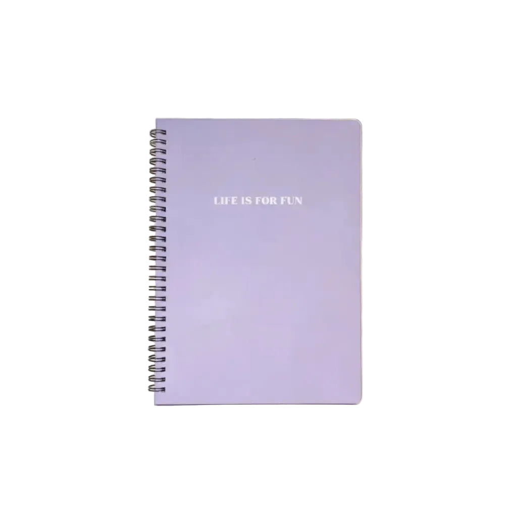 Sweet Dreams B5 Wire-bound Book (Purple) (60 Sheets)