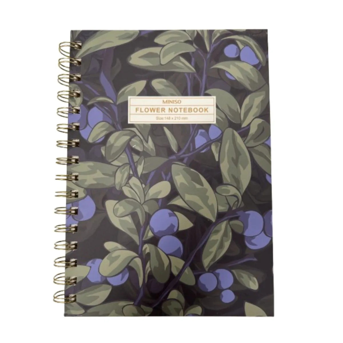 Blooming Flowers Collection A5 Hardcover Wire-bound Book (Blue) (80 Sheets) Blooming Flowers Collection A5 Hardcover Wire-bound Book (Blue) (80 Sheets)