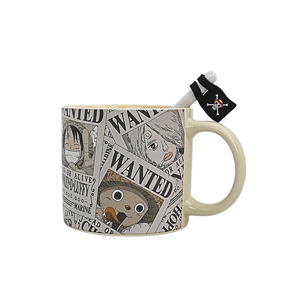 One Piece Collection Ceramic Cup with Stir Rod (500mL）