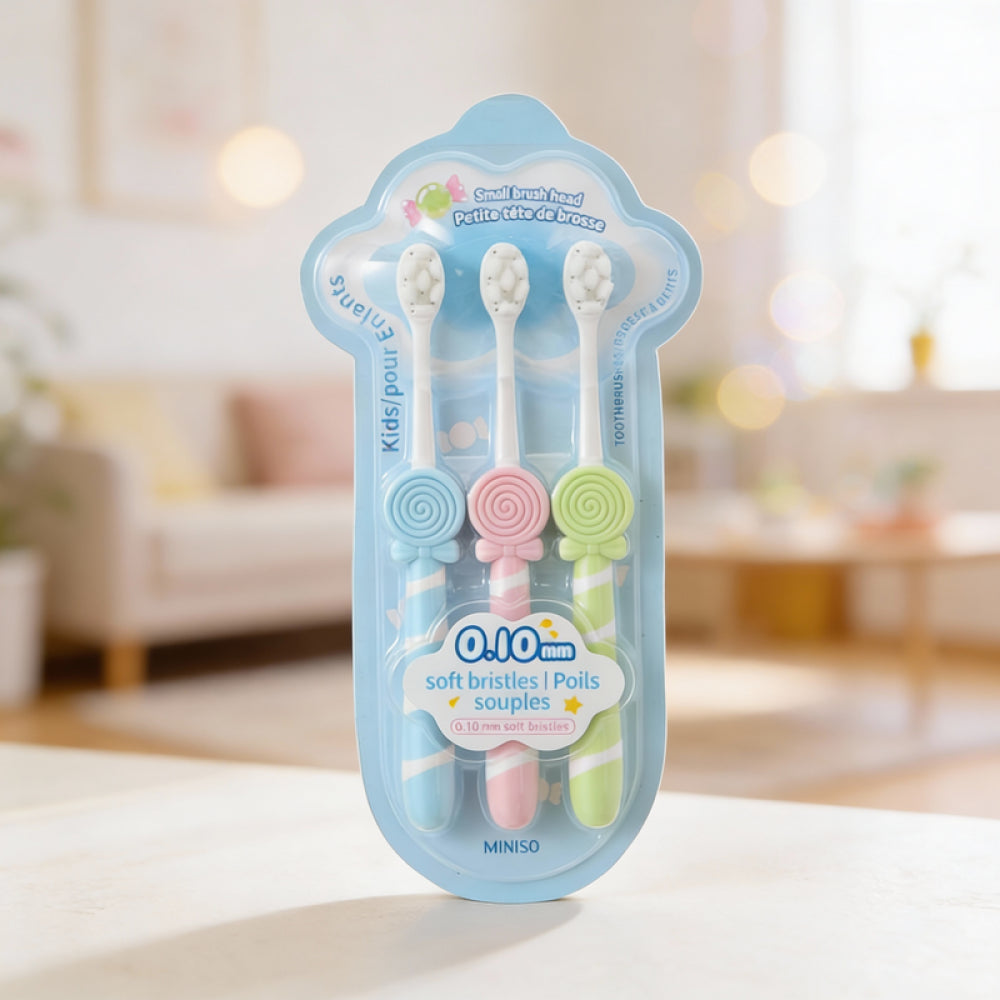 Kids' Lollipop Toothbrushes (3 pcs) Kids' Lollipop Toothbrushes (3 pcs)