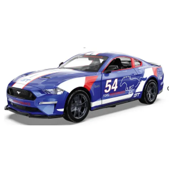 1:34 Sound & Light Alloy Car Model (Genuine License) - Ford Mustang GT2018 (Blue)