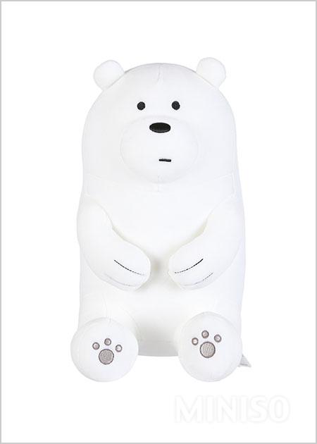 We Bare Bears-Lovely Sitting Plush Toy (Ice Bear)