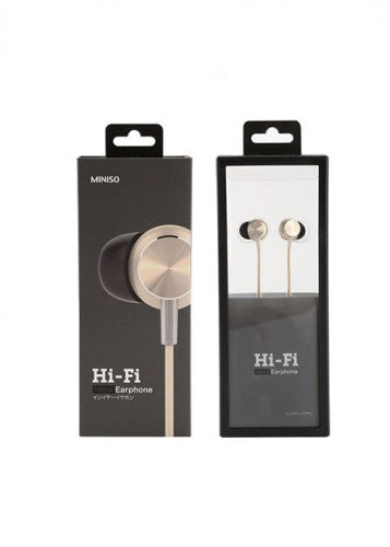 CD Pattern Hi-fi In-ear Phone (Gloden)