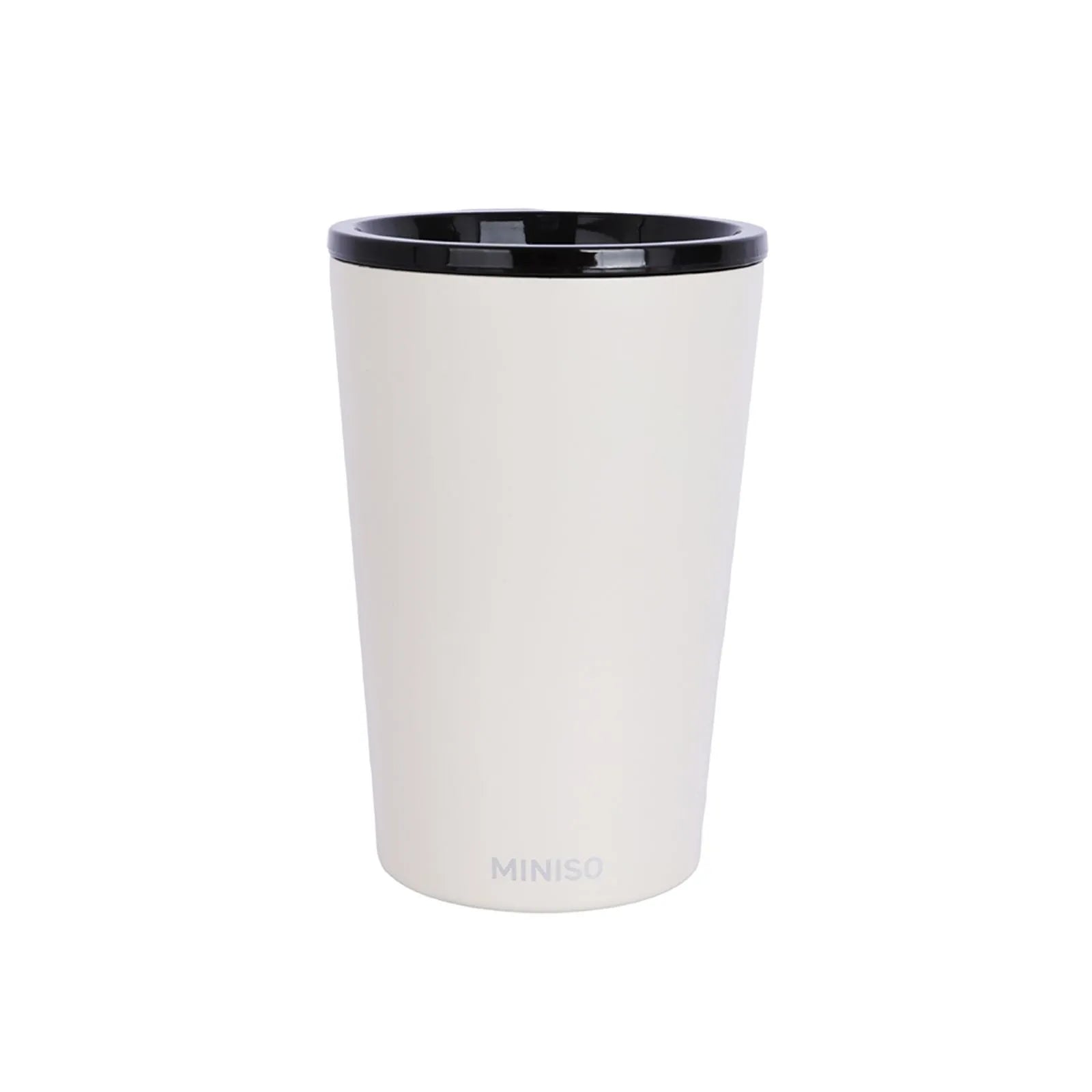 Coffee Series Double-Wall Steel Tumbler 420mL(White) – Miniso Jordan