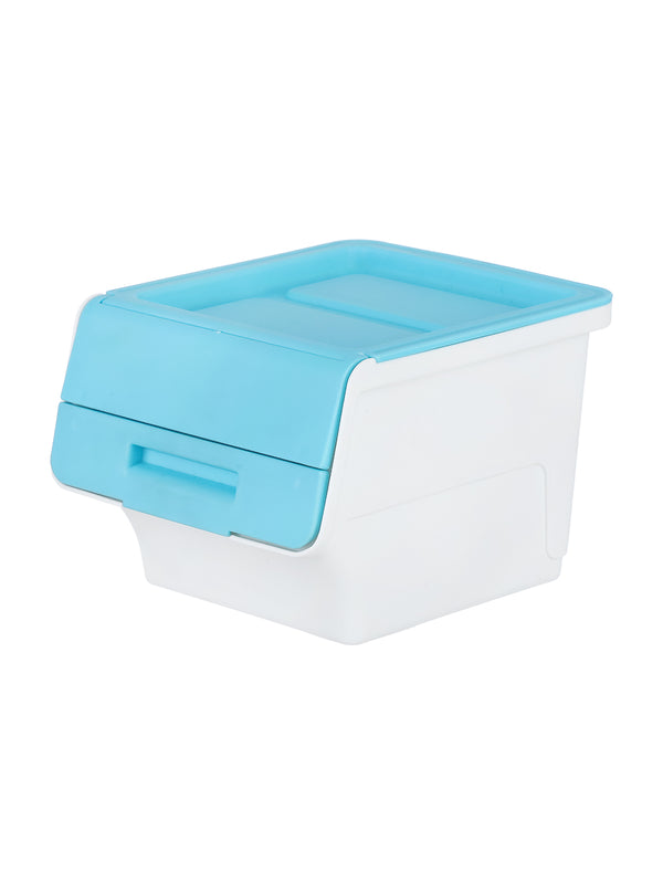 Mini Storage Box with Wide Opening (Blue)