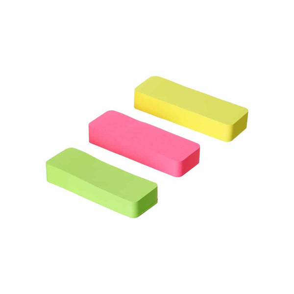 75*25mm Fluorescent Sticky Notes (120 sheets, 3 pcs)