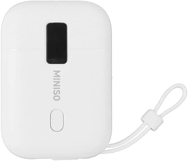 9000mAh Mini Power Bank with Cable(White)  Model: F76-B