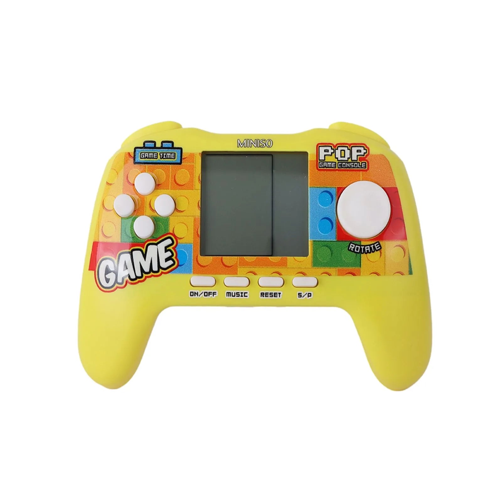 Building Block Series Game Console Model: K1002-2 (Yellow)