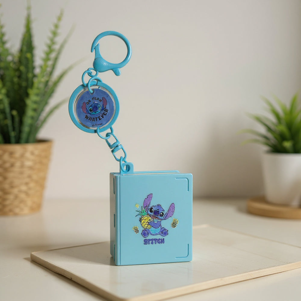 Disney Lilo & Stitch Collection Beach Folding Book Keychain(Stitch) Disney Lilo & Stitch Collection Beach Folding Book Keychain(Stitch)