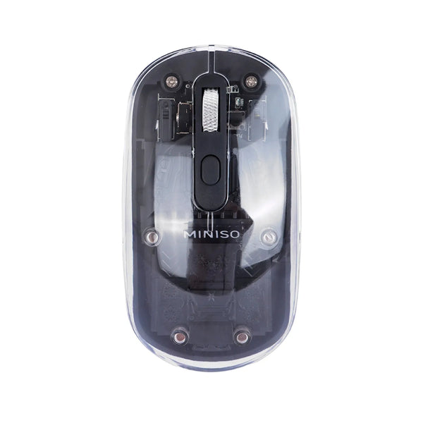 "Ice Brick Series 2.0 Chargeable Silent Mouse Model: LW-12  (Black)"