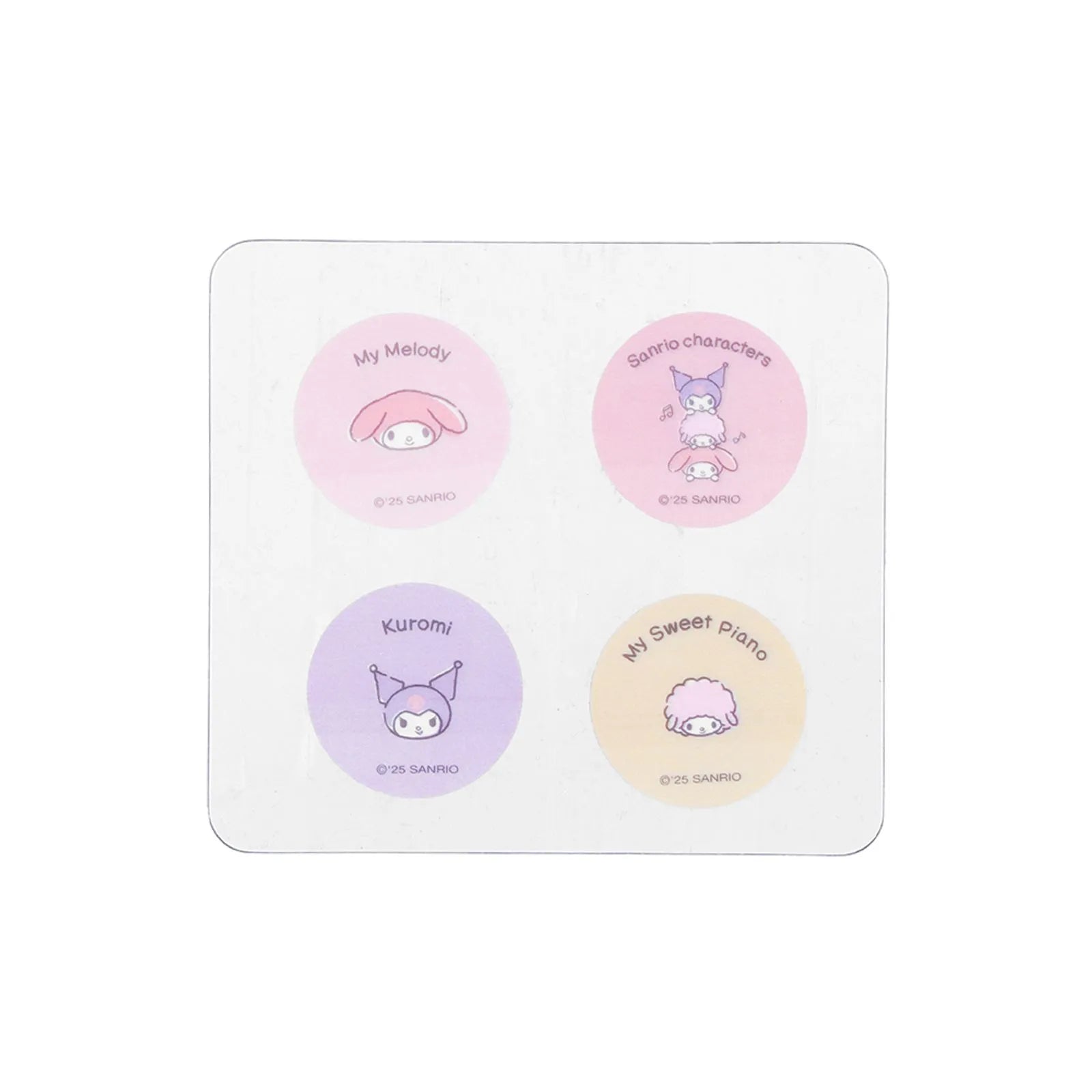 Sanrio characters Stacking Fun Collection Round Sticky Notes (4*20 Sheets, Sanrio characters) Sanrio characters Stacking Fun Collection Round Sticky Notes (4*20 Sheets, Sanrio characters)