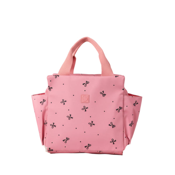 Bow Knot Series Large Capacity Lunch Bag(Pink)