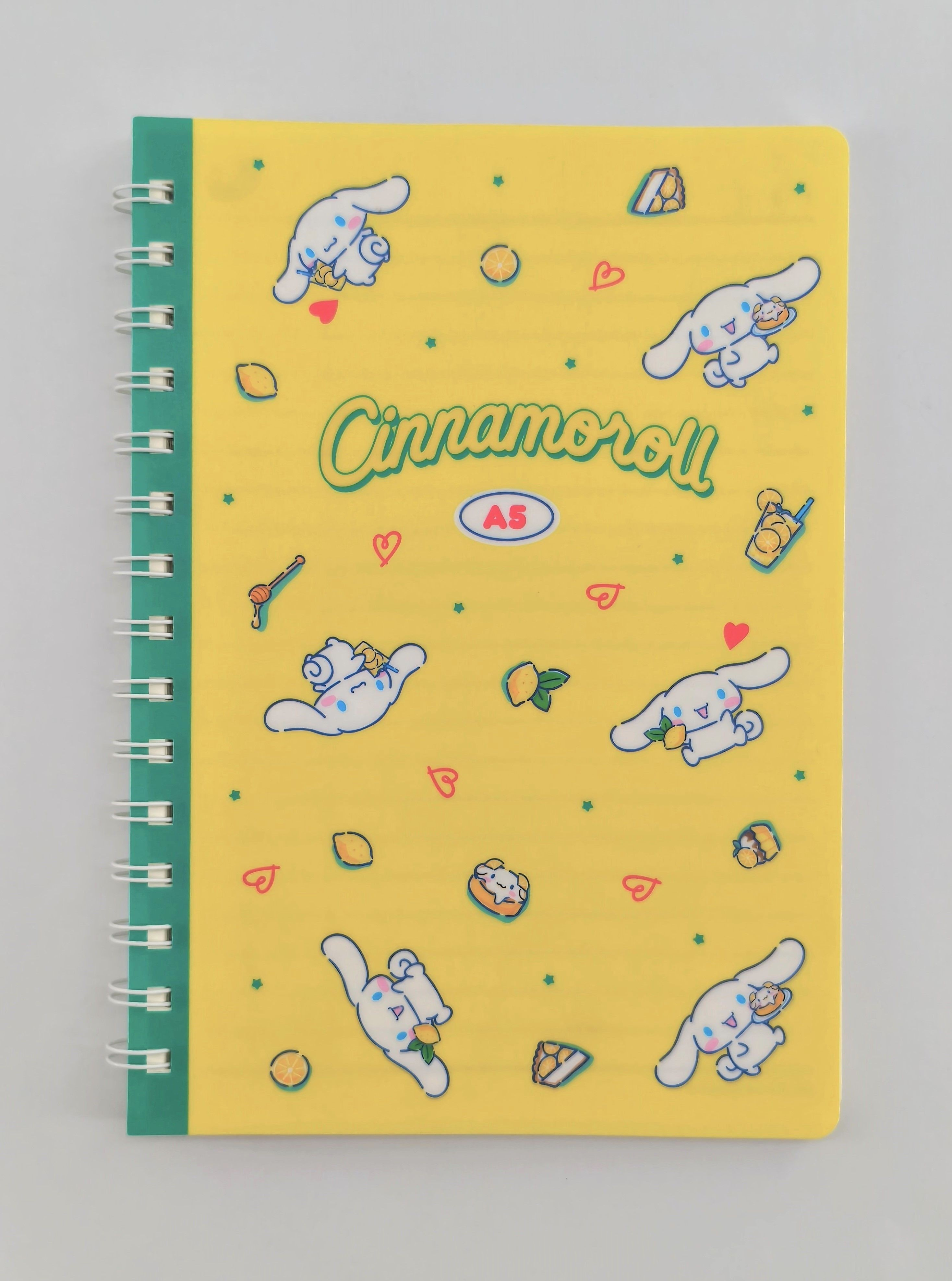 Cinnamoroll Retro Collection A5 PP Wire-bound Book (80 Sheets) Cinnamoroll Retro Collection A5 PP Wire-bound Book (80 Sheets)