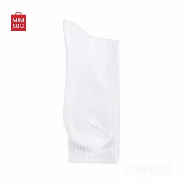 Classic Colors Series Men's Crew Socks (2 Pairs, White)