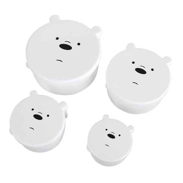 We Bare Bears Food Container Set(Ice Bear)