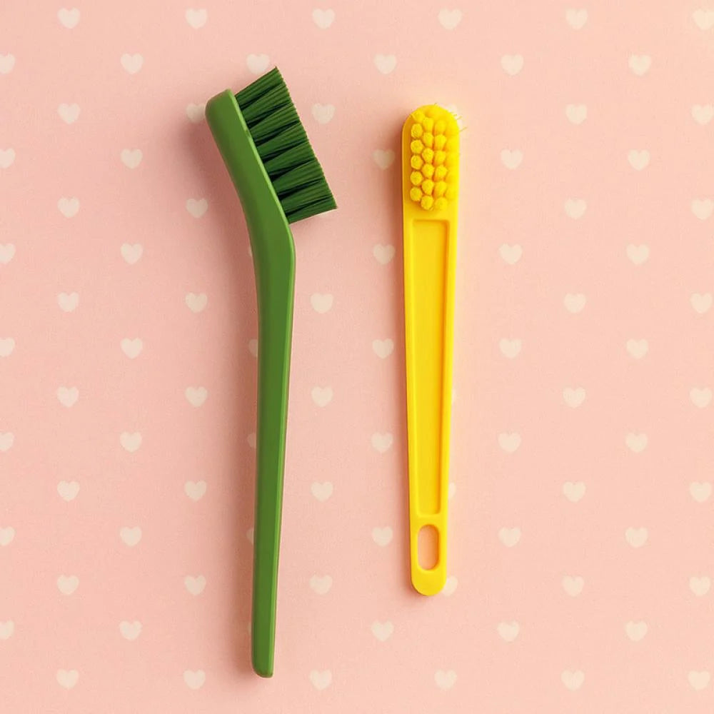 Multifunctional 2-In-1 Shoe Brush(Green & Yellow) Multifunctional 2-In-1 Shoe Brush(Green & Yellow)