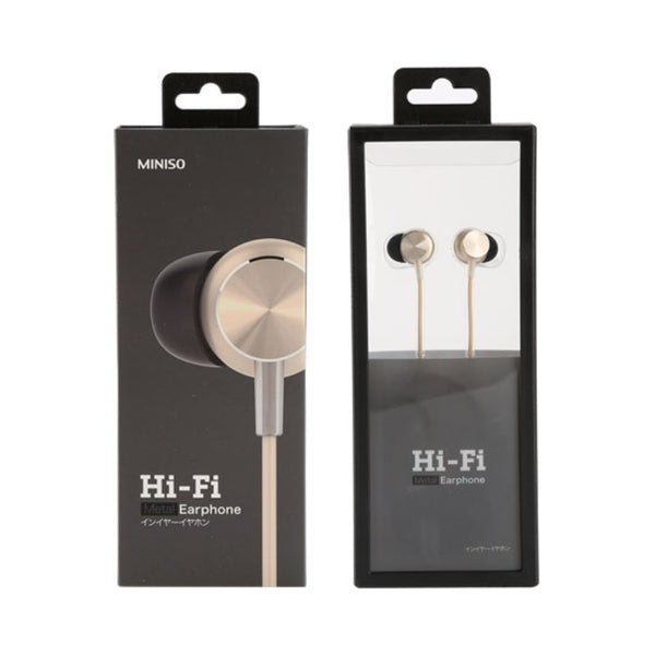 CD Pattern Hi-fi In-ear Earphones (Golden)