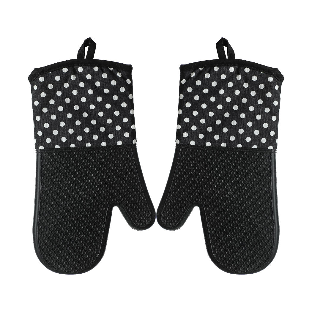 Silicon Oven Glove(Black)