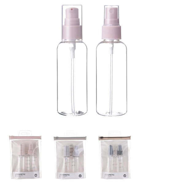 travel bottle set ( 2 pcs)