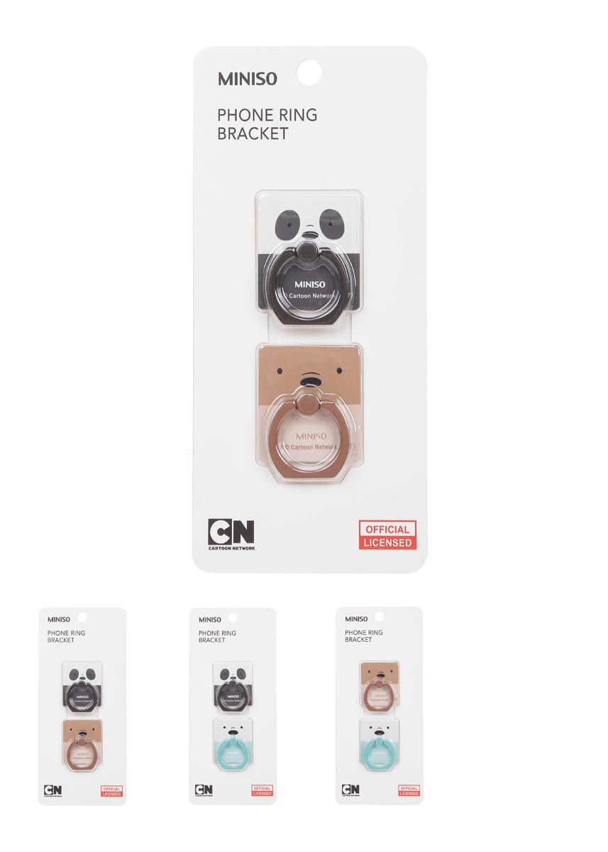 We Bare Bears -Smile Ring Bracket 2 Pack