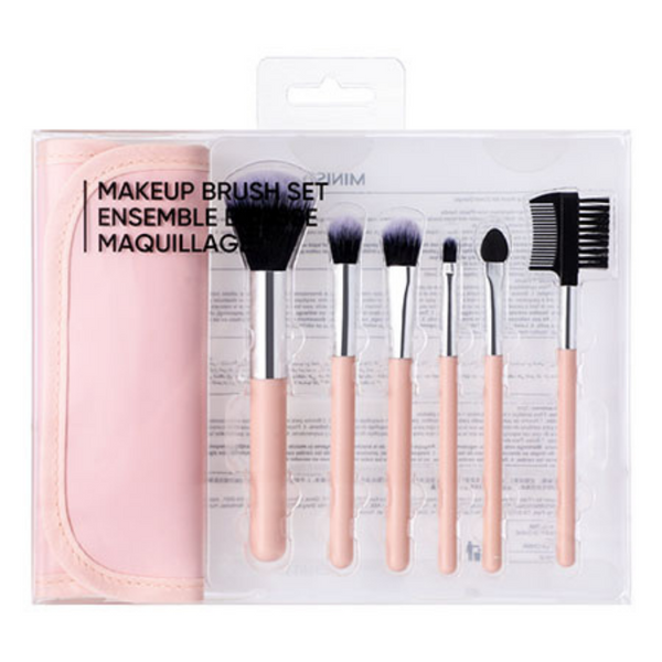 Makeup brush set,coral orange