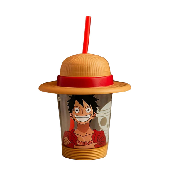 One Piece Classic Collection Hat Plastic Tumbler with Straw (535mL, Luffy)