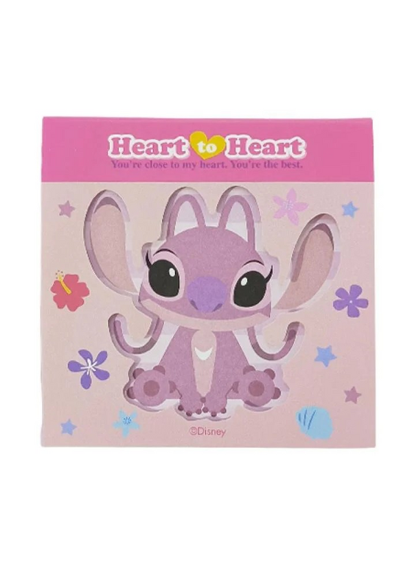 Disney Stitch Collection Hollowed Note Pad (80 Sheets, Angel)