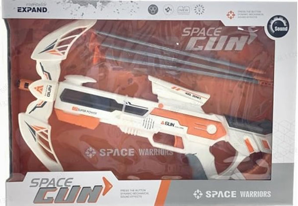 Outer Space Sound & Light 2-in-1 Bow & Arrow