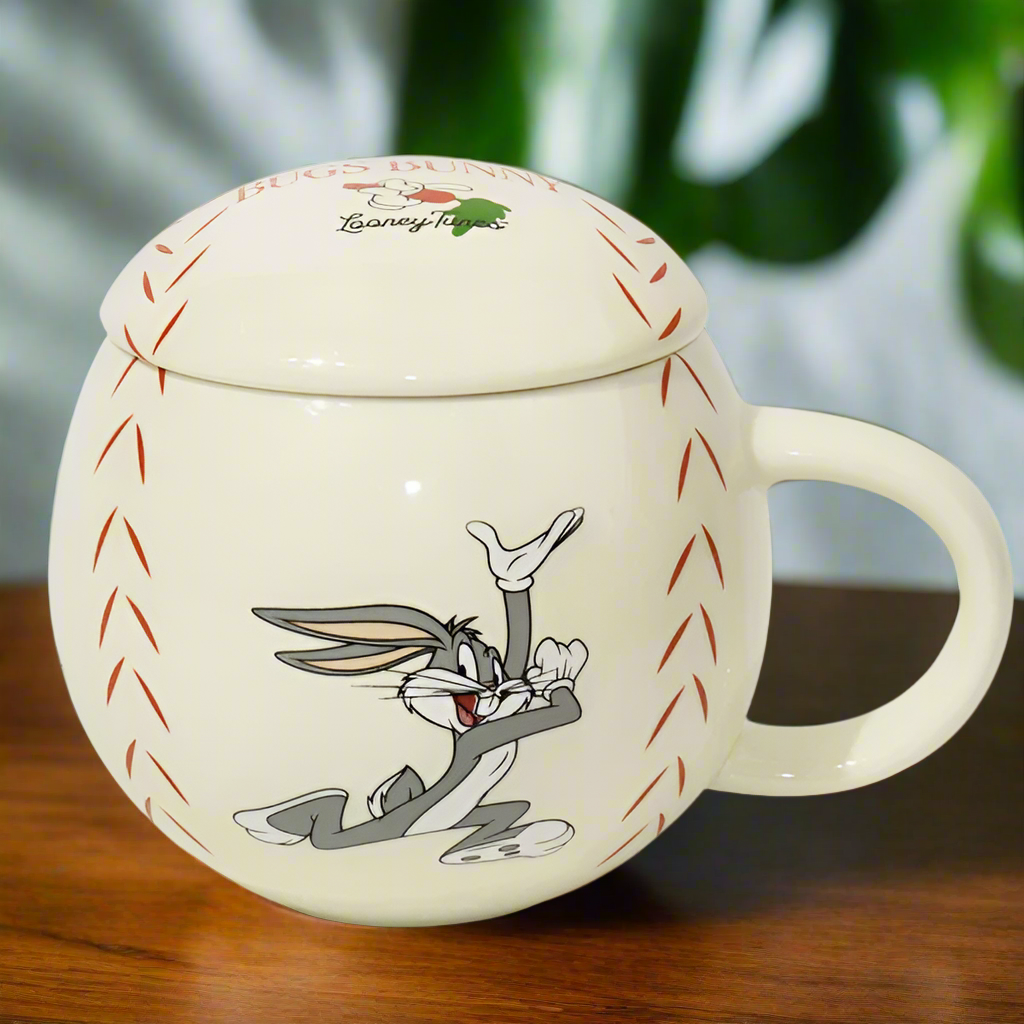 Bugs Bunny Retro Style Series Baseball Ceramic Mug 340mL Bugs Bunny Retro Style Series Baseball Ceramic Mug 340mL