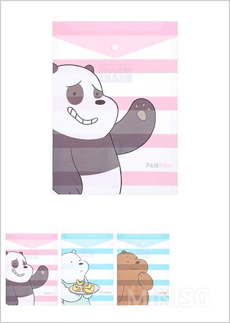 We Bare Bears- A4 Vertical File Folder (2 Pack)