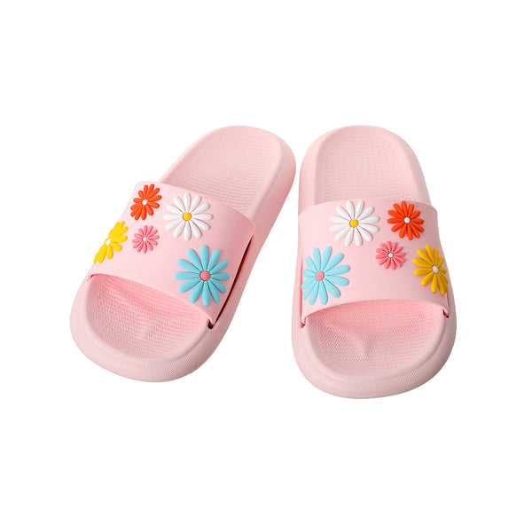 Sunrise Sunflowers Kids? Slippers (Pink, 29-30)