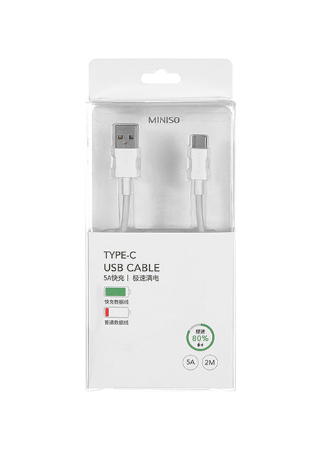 5A Quick Charge Type-C Data Cable 2m (White)